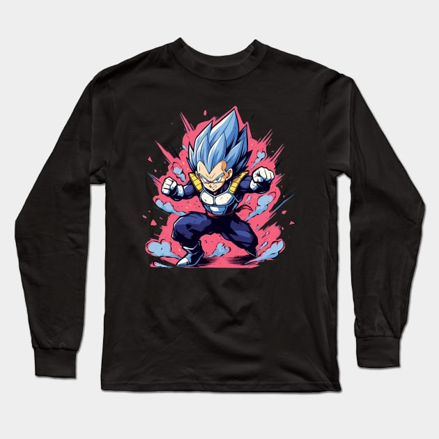 vegeta Long Sleeve T-Shirt by pokermoment